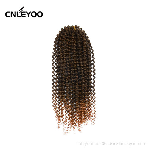 Light Brown Passion Twist Crochet Hair for Women 18 inch 14 inch  24 inch Spring Nu Loc Crochet Braiding Hair Extension